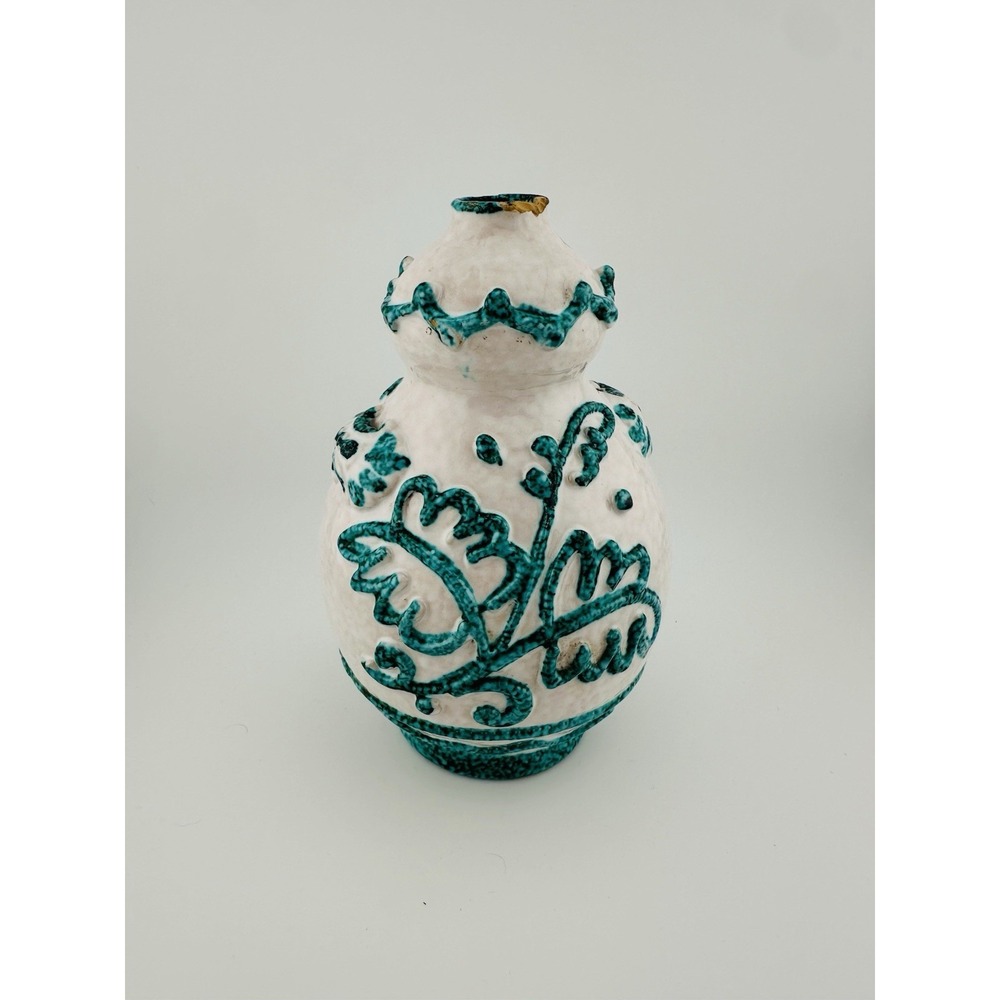 Vintage Ceramic Accent Lamp Country Primitive Made in Italy Approx. 7" Tall